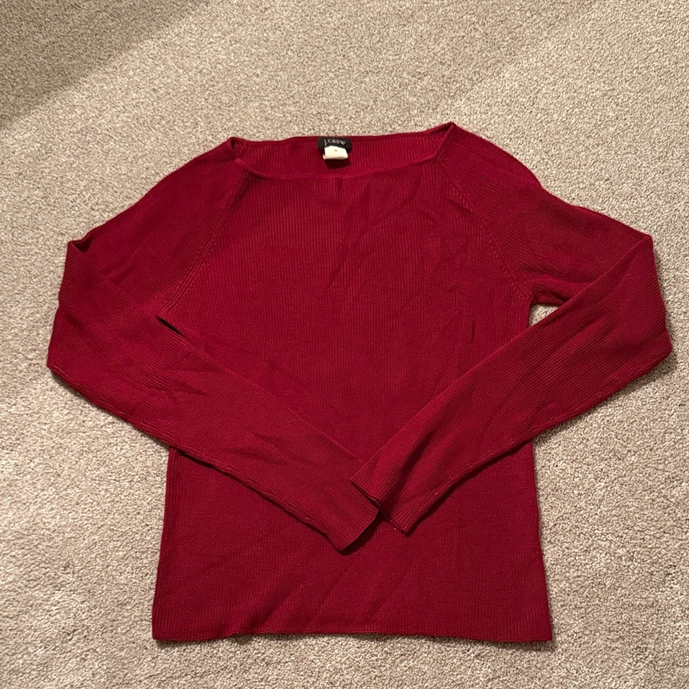 Vintage J Crew Red Women's Sweater
